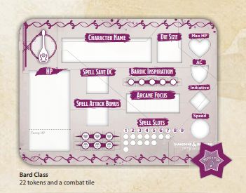 D&D: Class Token Set – Bard