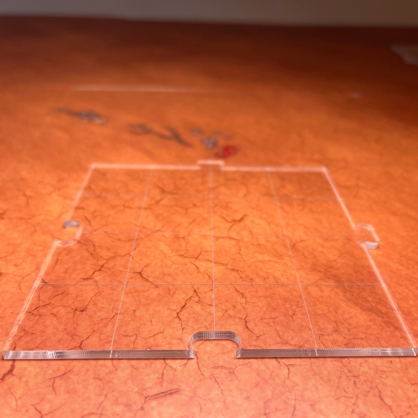 Modular Transparent Acrylic RPG Map Tiles (9 PCS)