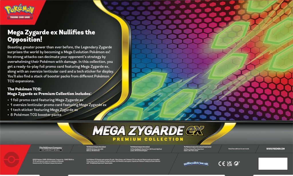 Pokemon Mega Zygarde ex Premium Collection