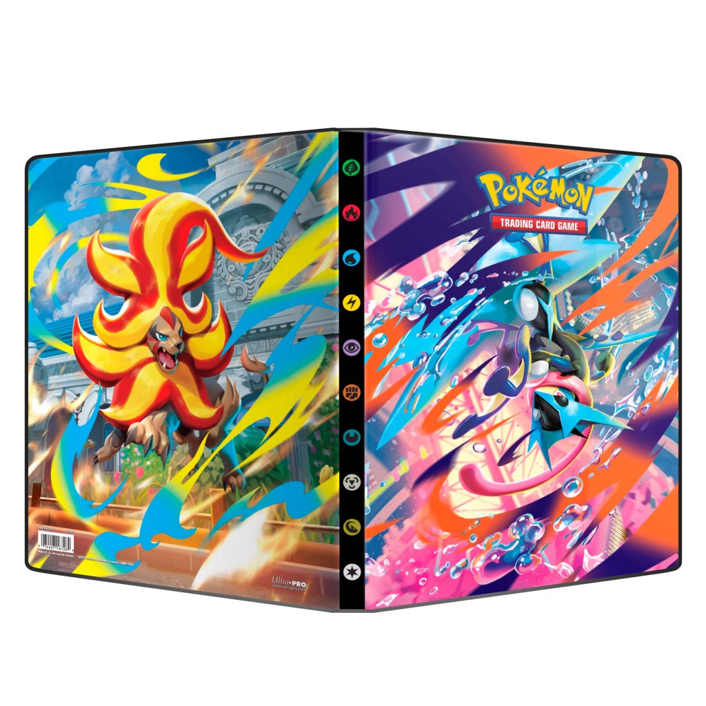 Ultra Pro -Pokemon TCG Mega Evolution Chaos Rising 9-Pocket Portfolio