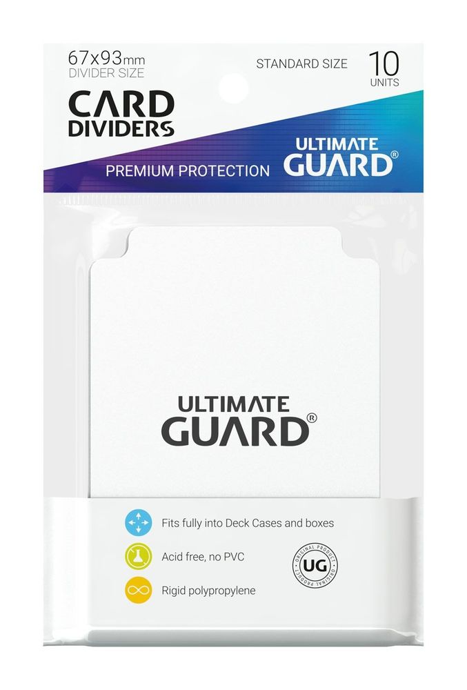 Ultimate Guard: Card Dividers - White