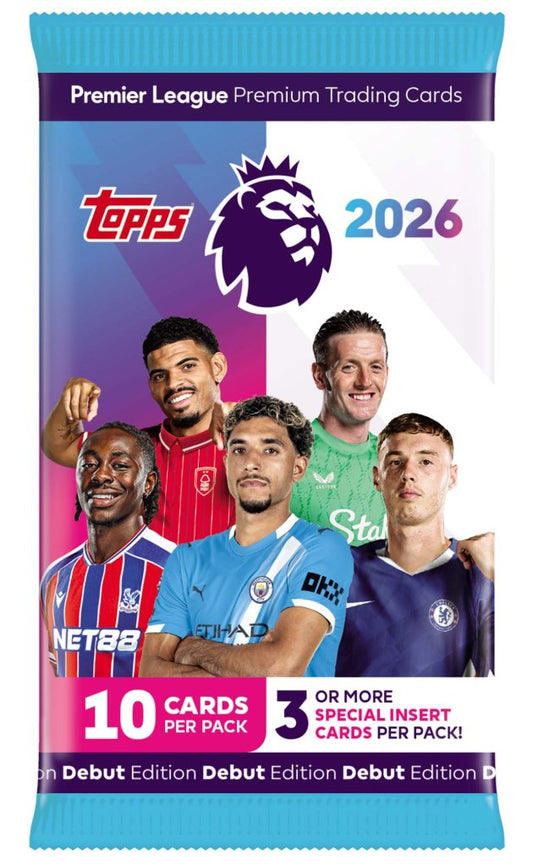 Topps Premier League 2026 Trading Card Booster Pack - Assorted