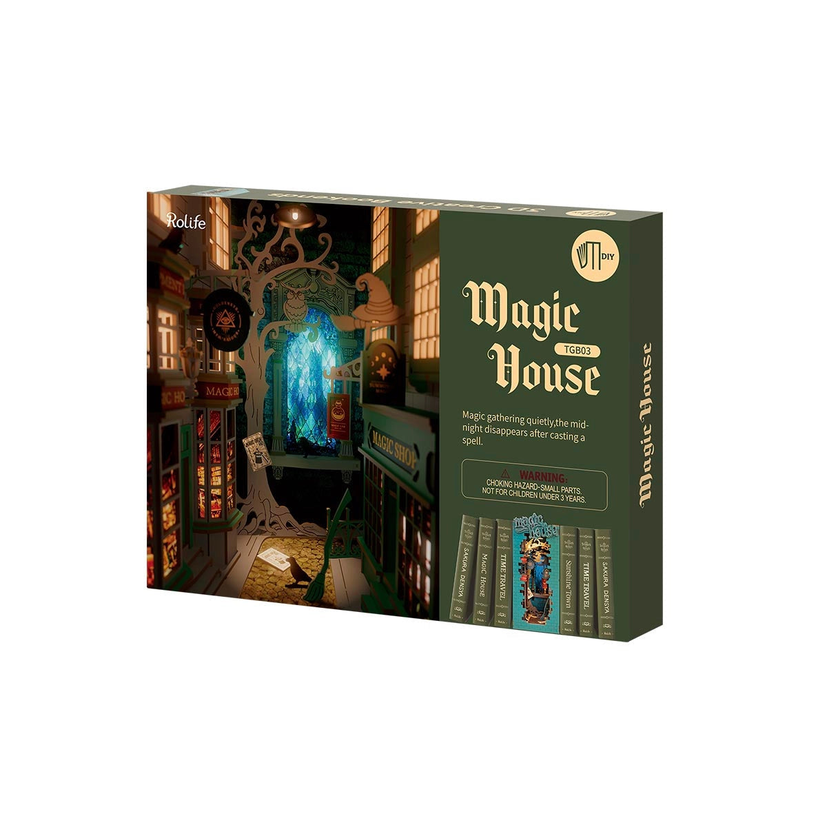 Rolife Magic House - DIY Book Nook Shelf Insert Kit TGB03