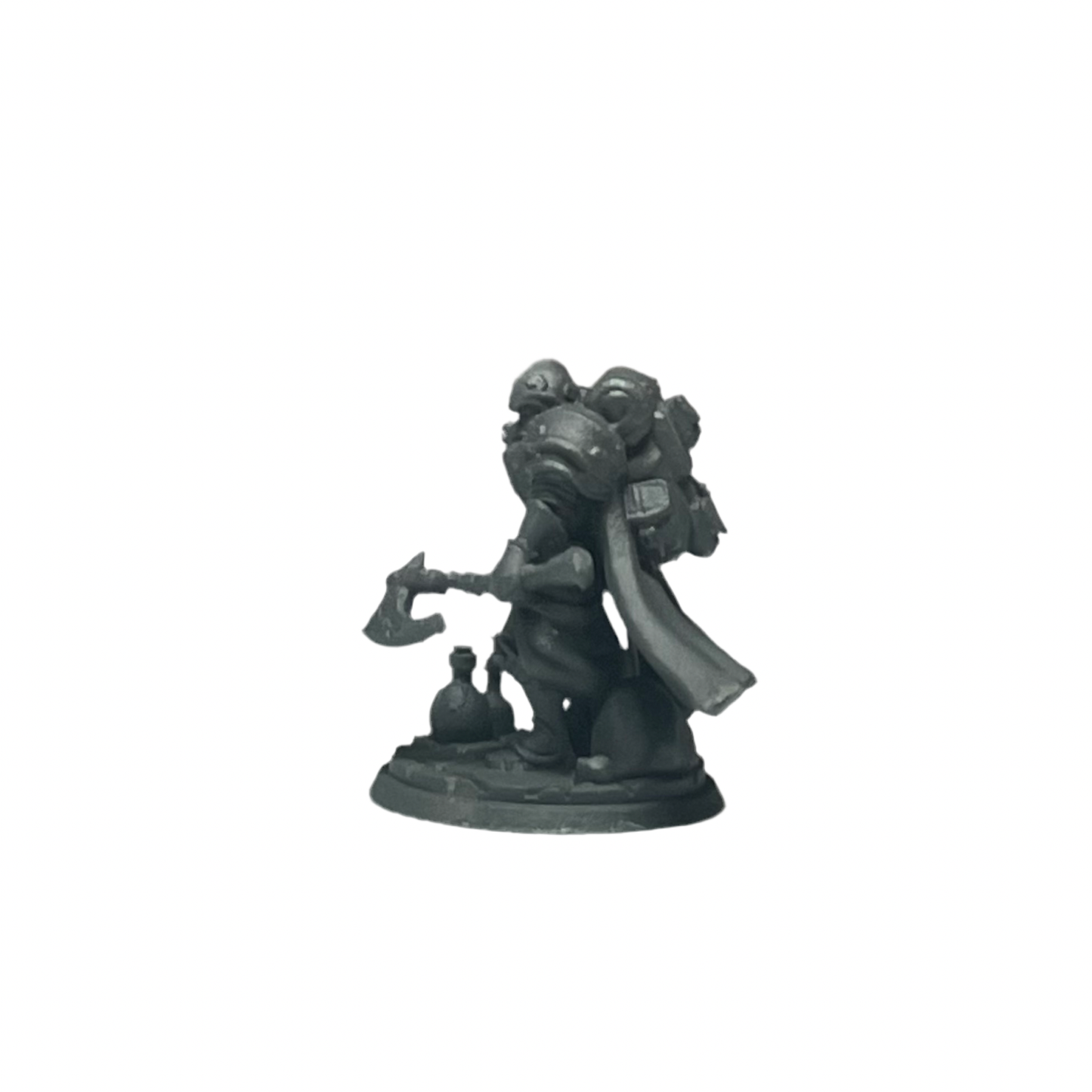 Miniature Male Dwarf Duel-Wielding Axes 28mm