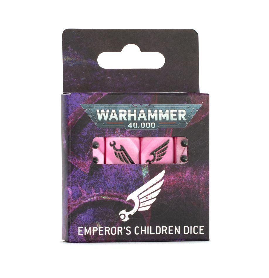 Warhammer 4000: Emperors Children Dice