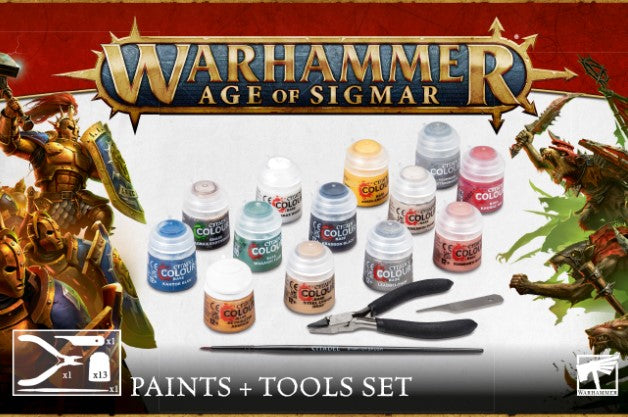 Age of Sigmar - Paints + Tools