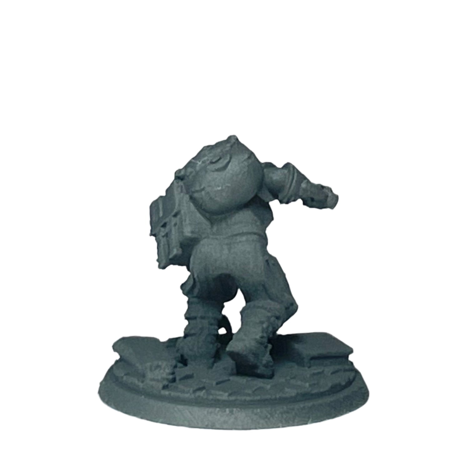 Miniature Female Halfling wielding Dagger 28mm