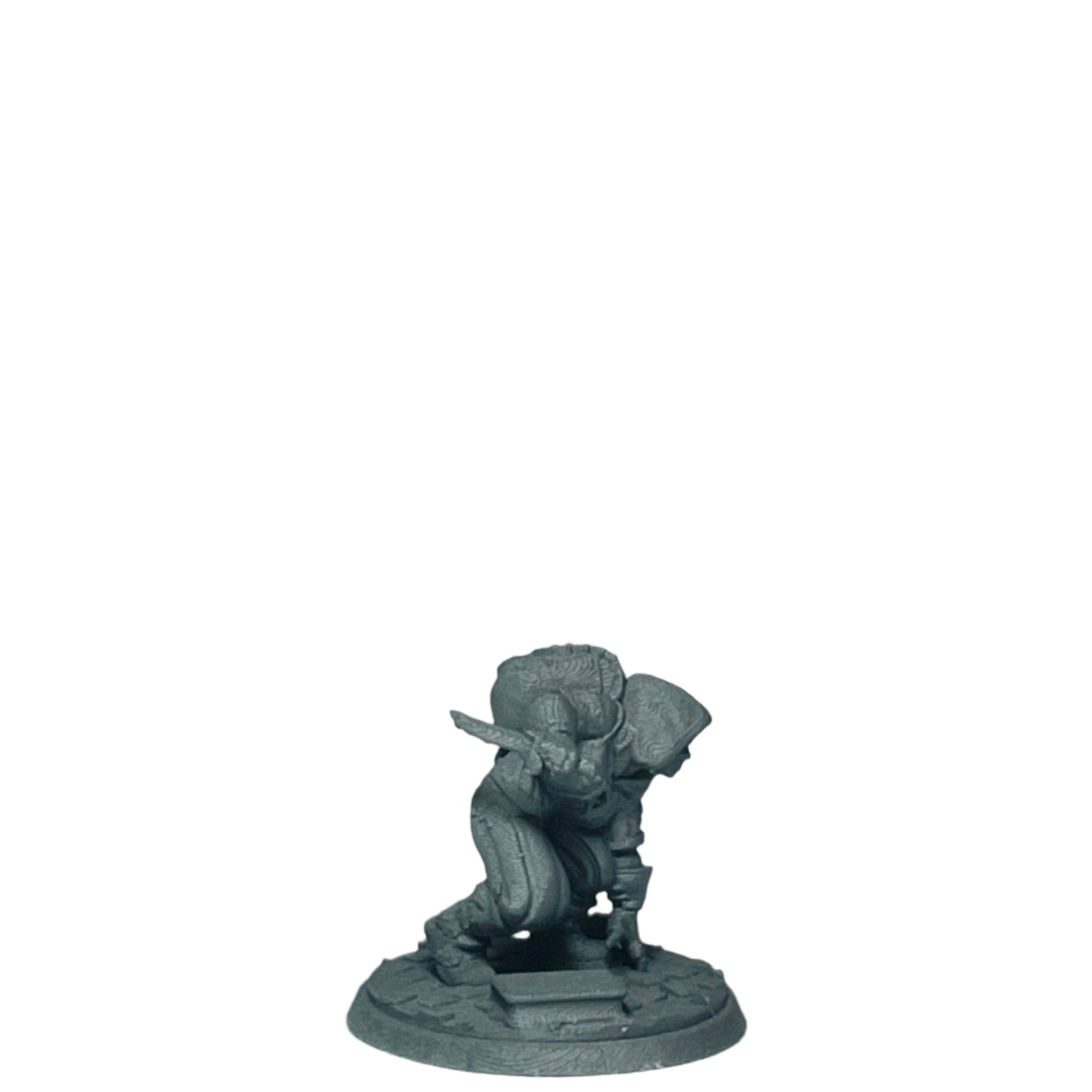 Miniature Female Halfling wielding Dagger 28mm