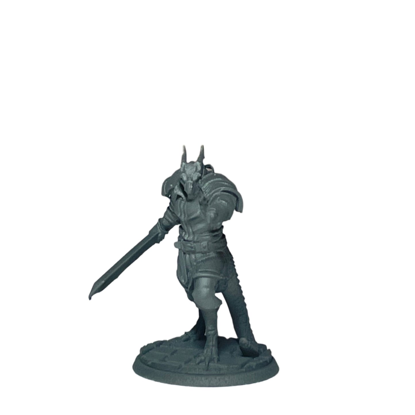 Miniature Male Dragonborn wielding Warglaive 28mm