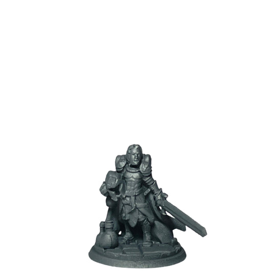 Miniature Male Halfling wielding Sword 28mm