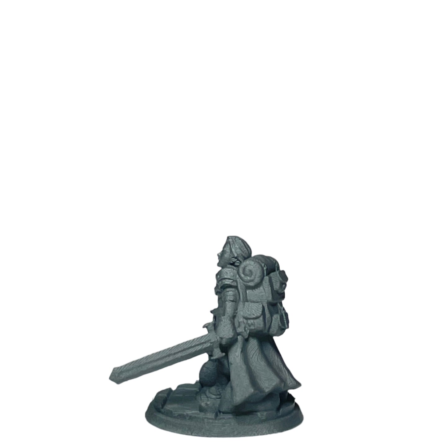 Miniature Male Halfling wielding Sword 28mm