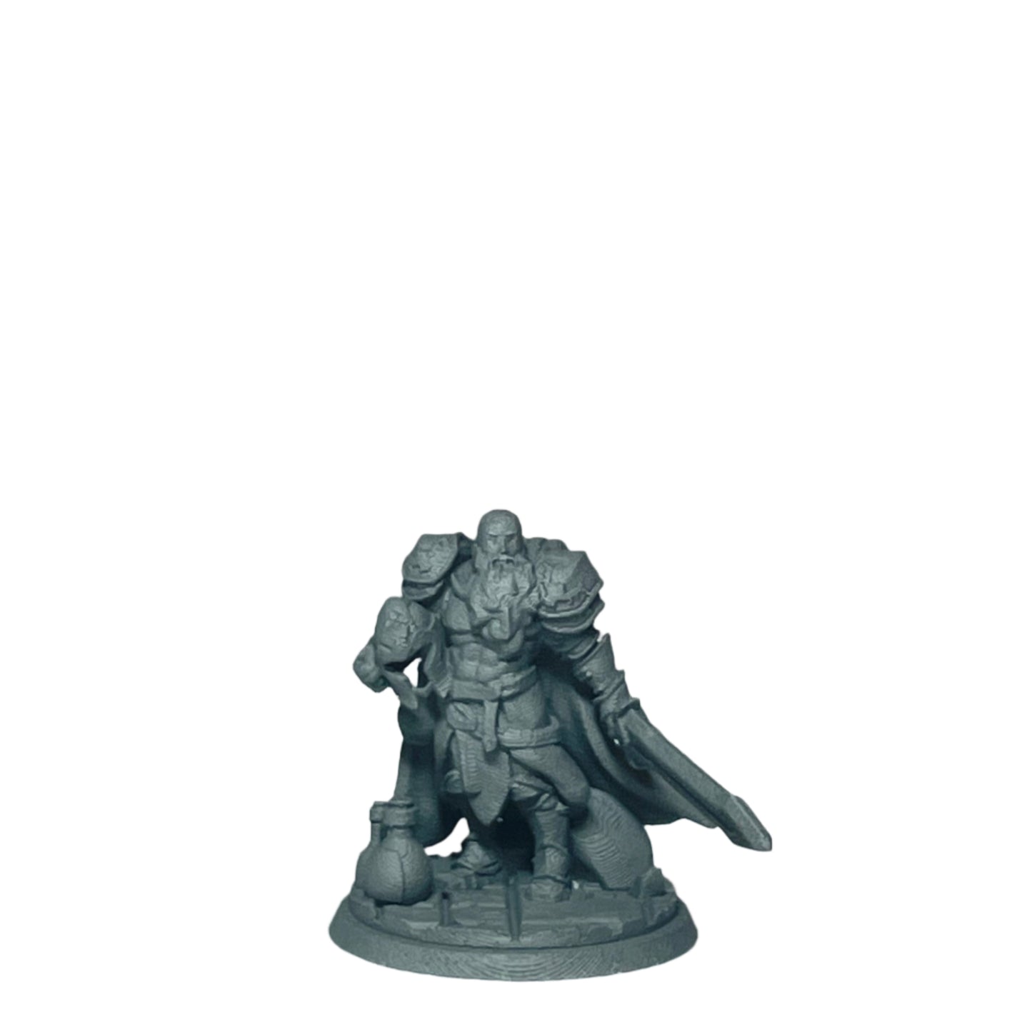Miniature Male Dwarf wielding Sword 28mm