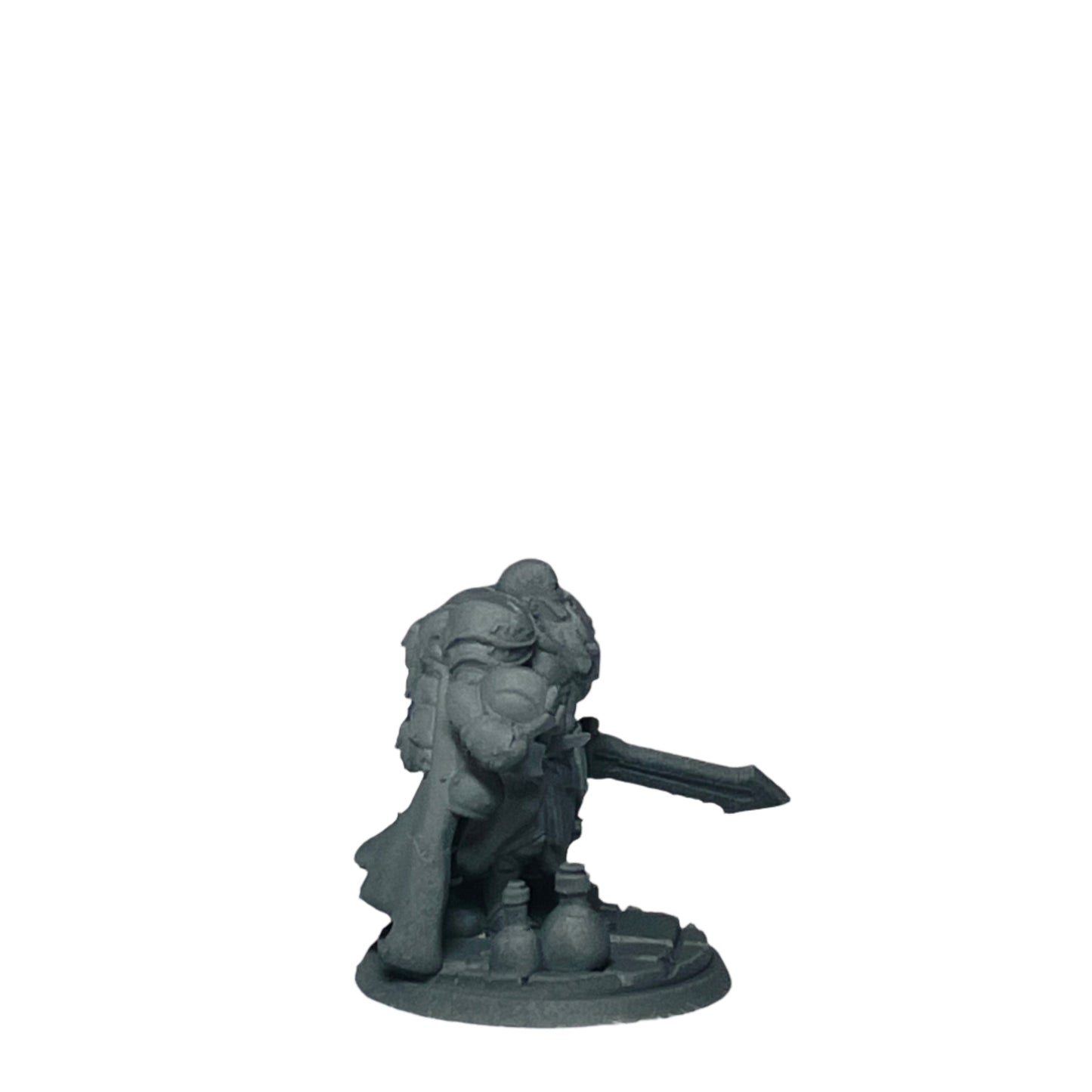 Miniature Male Dwarf wielding Sword 28mm