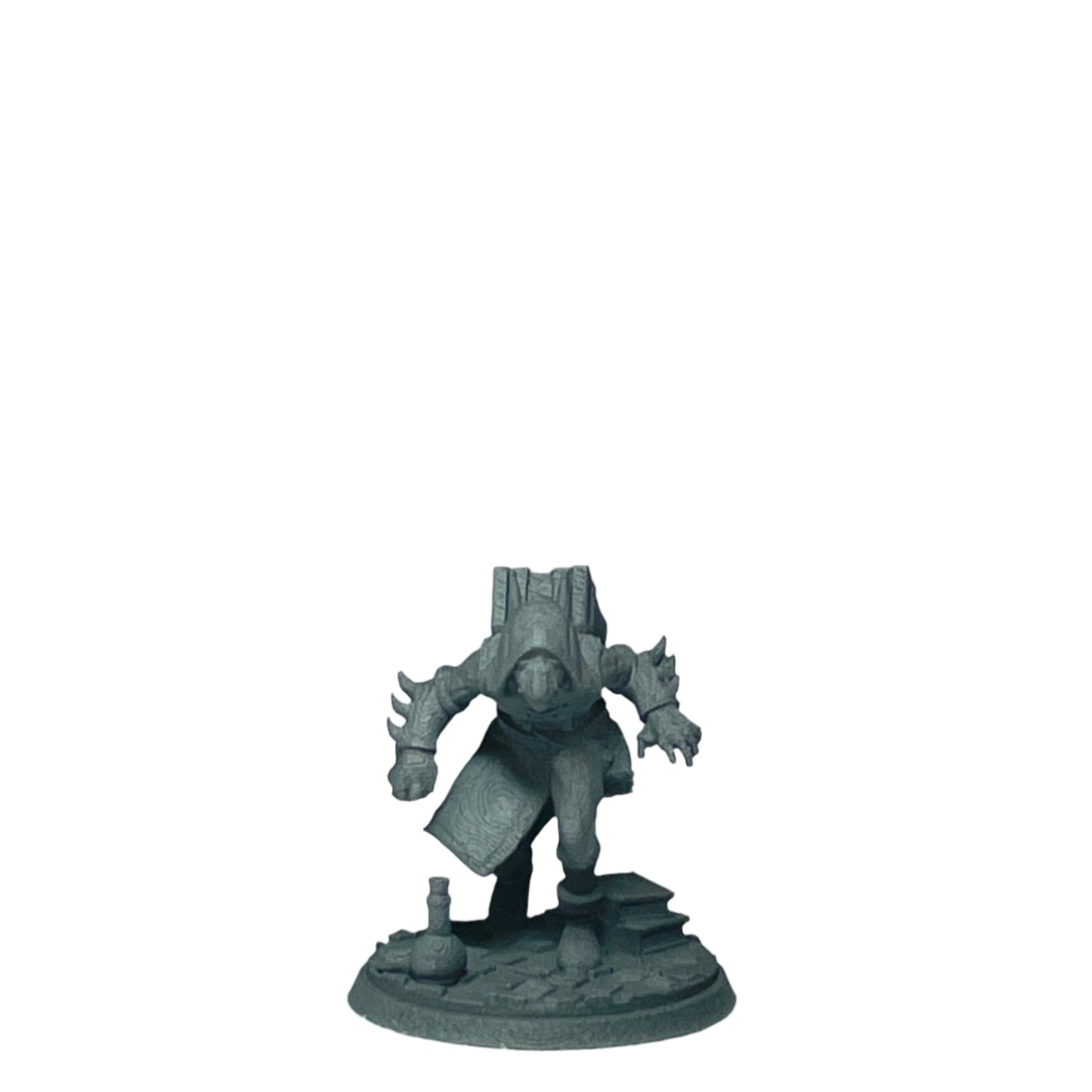 Miniature Male Dragonborn wielding Dagger 28mm