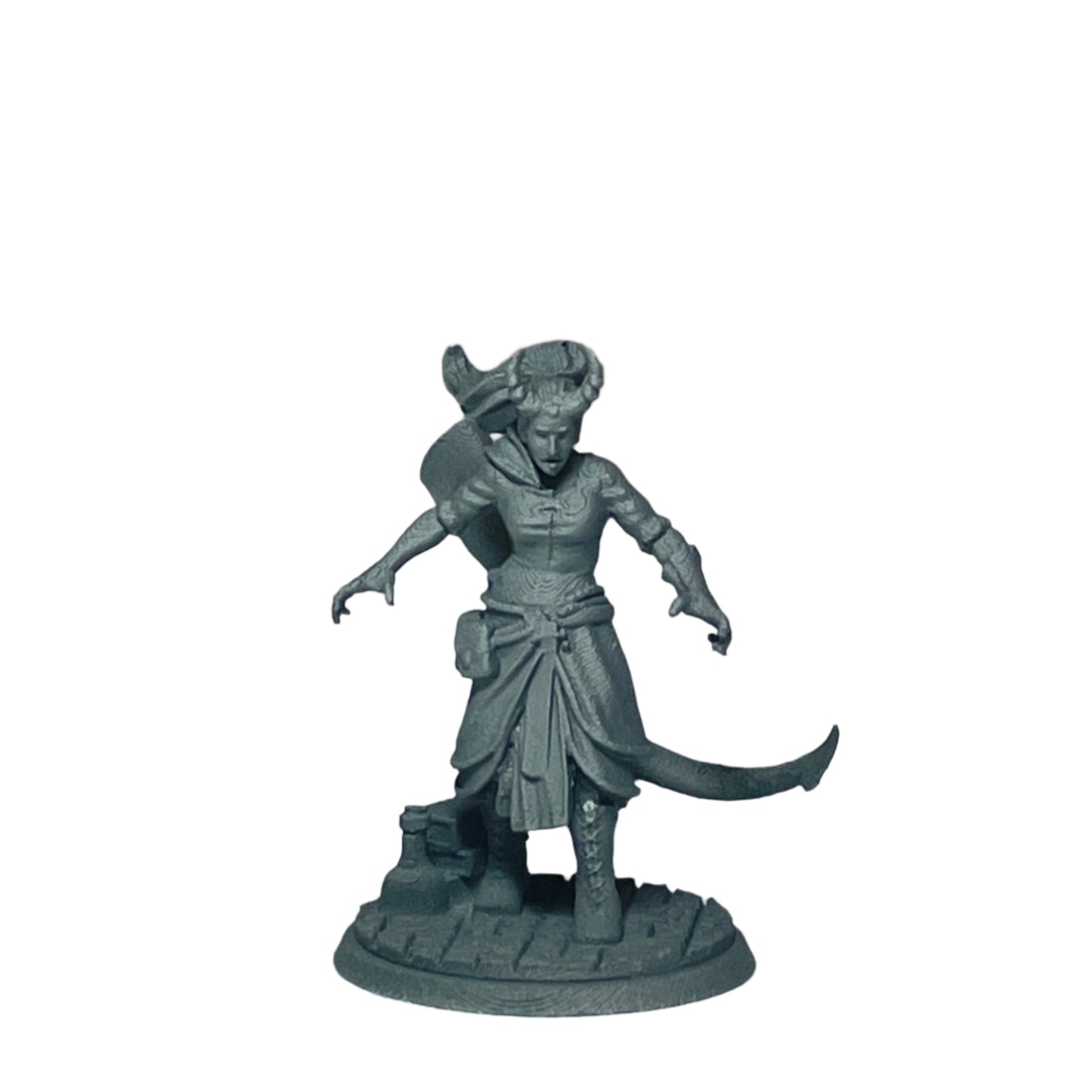 Miniature Female Tiefling 28mm