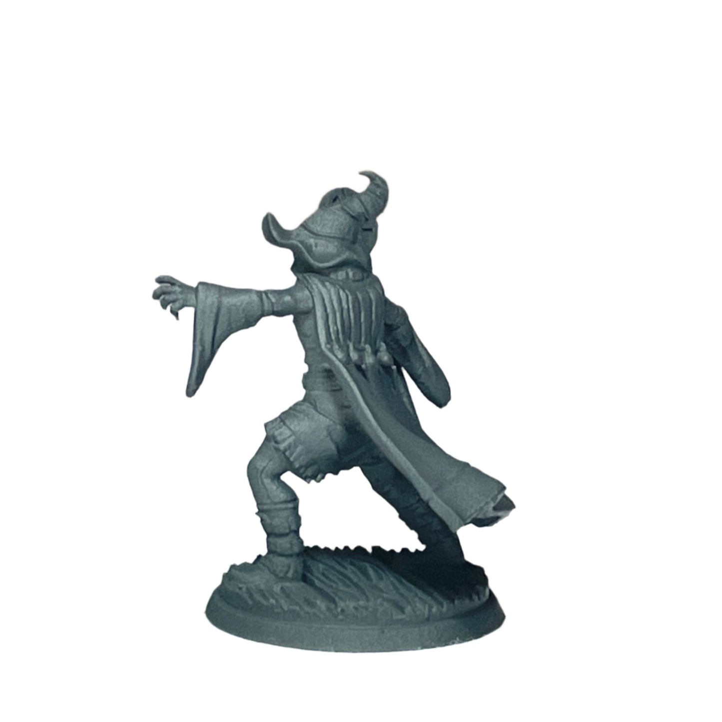 Miniature Male Human wielding staff 28mm