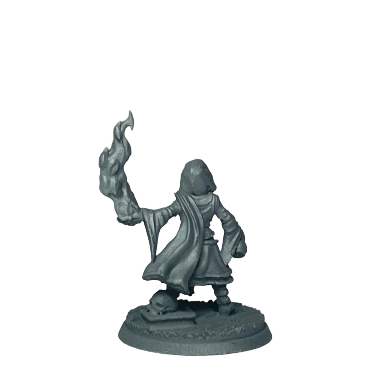 Miniature Male Halfling wielding potion and flame 28mm