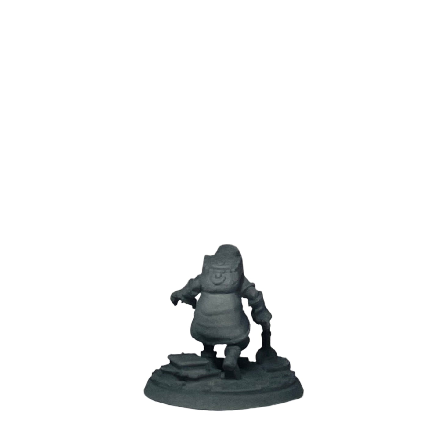 Miniature Male Halfling wielding Dagger 28mm