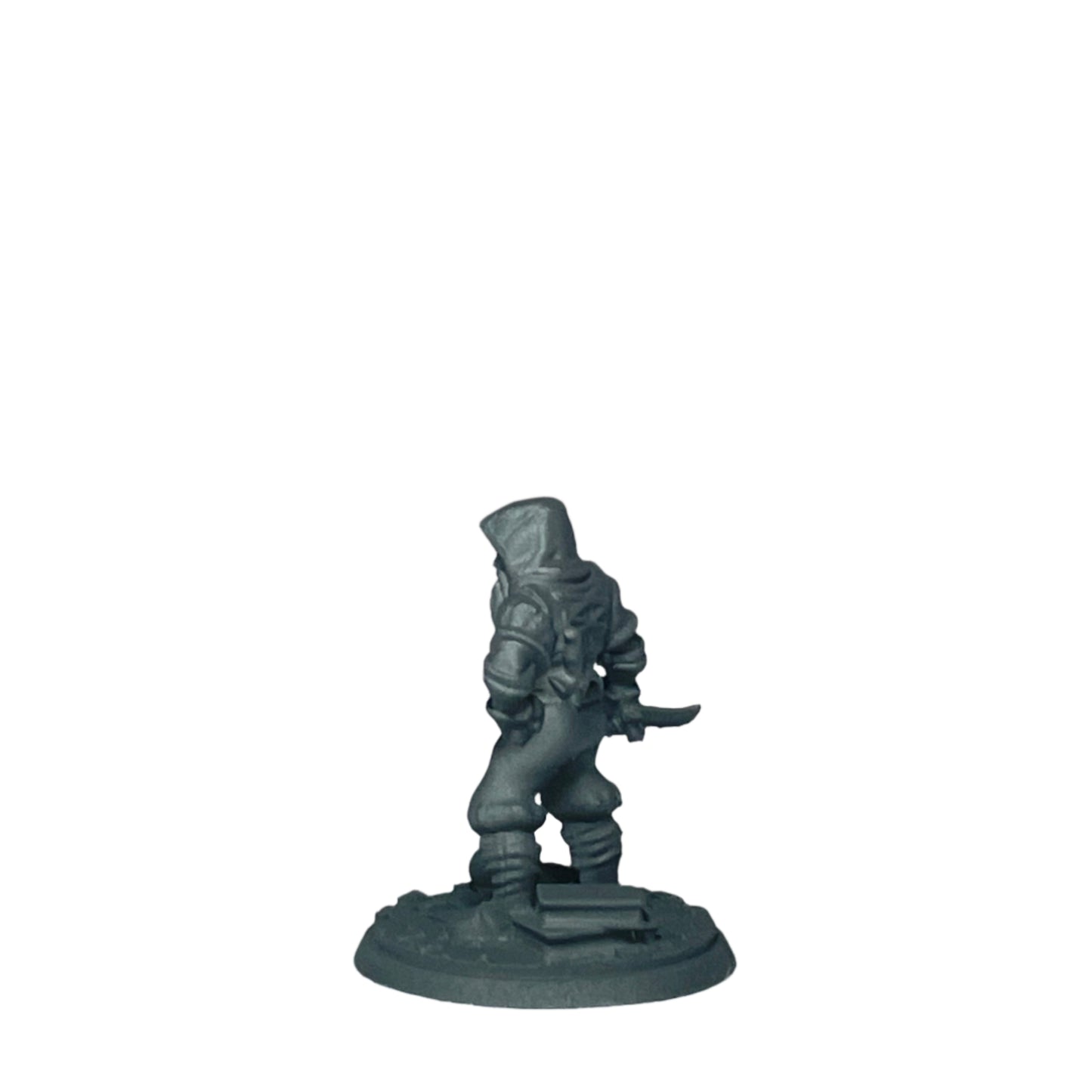 Miniature Male Dwarf wielding Dagger 28mm