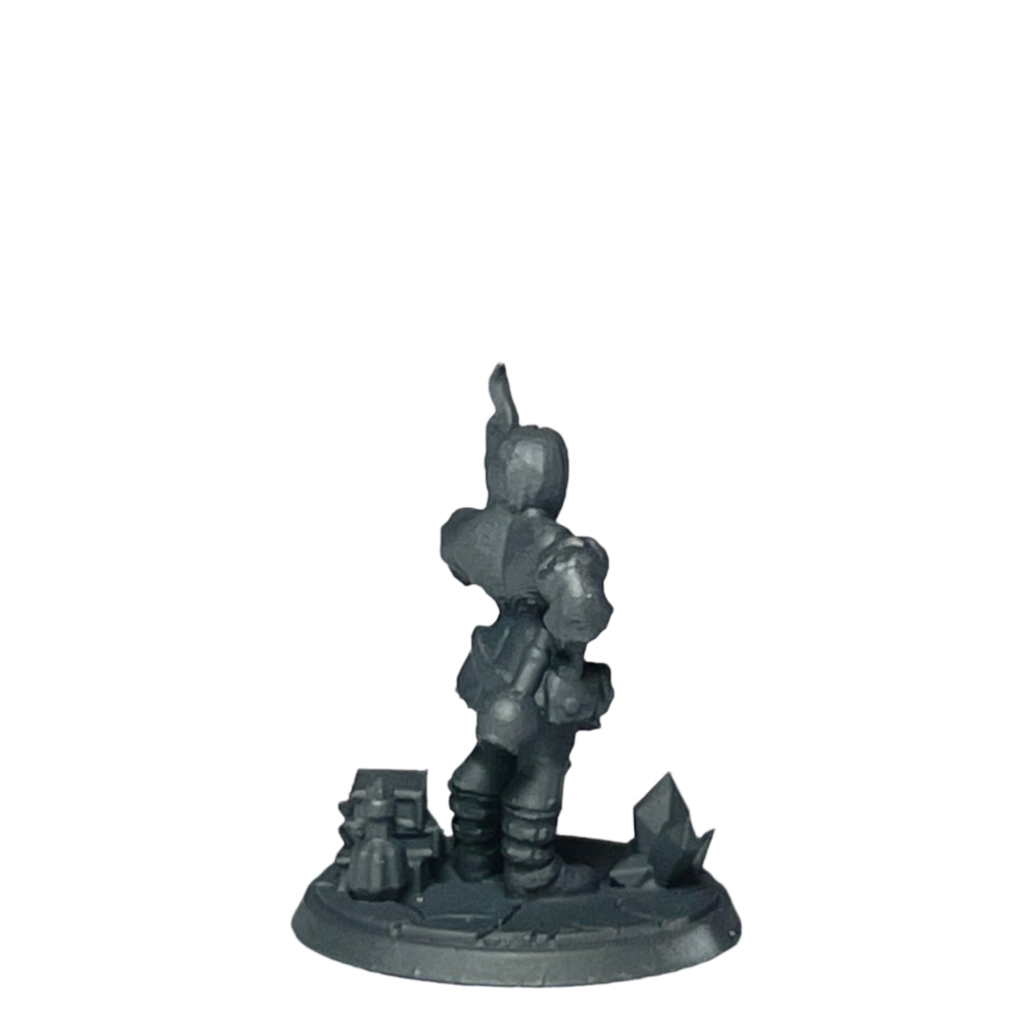 Miniature Female Halfling wielding Flame 28mm