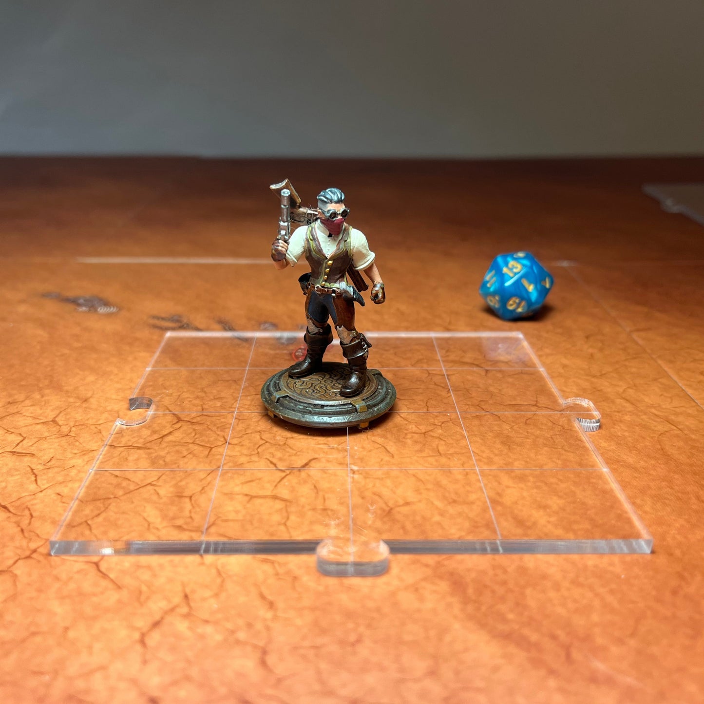 Modular Transparent Acrylic RPG Map Tiles (9 PCS)