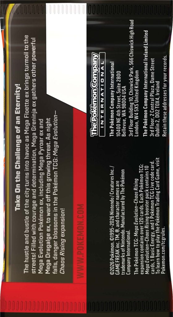 Pokemon TCG: Mega Evolution Chaos Rising Booster Box