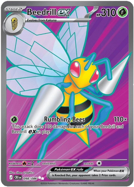 Beedrill ex 098 086