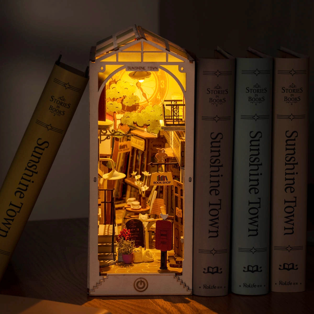 Rolife Sunshine Town - DIY Book Nook Shelf Insert Kit TGB02