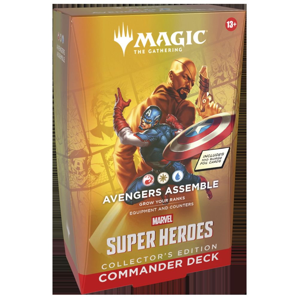 Magic Marvel Super Heroes - Collector Commander Deck Display