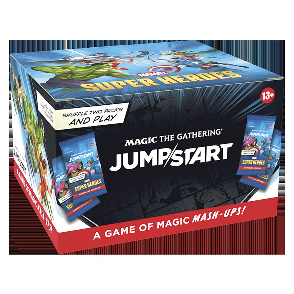 Magic Marvel Super Heroes - Jumpstart Booster Display