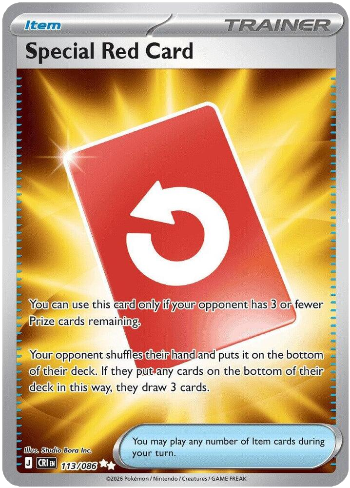 Special Red Card 113 086